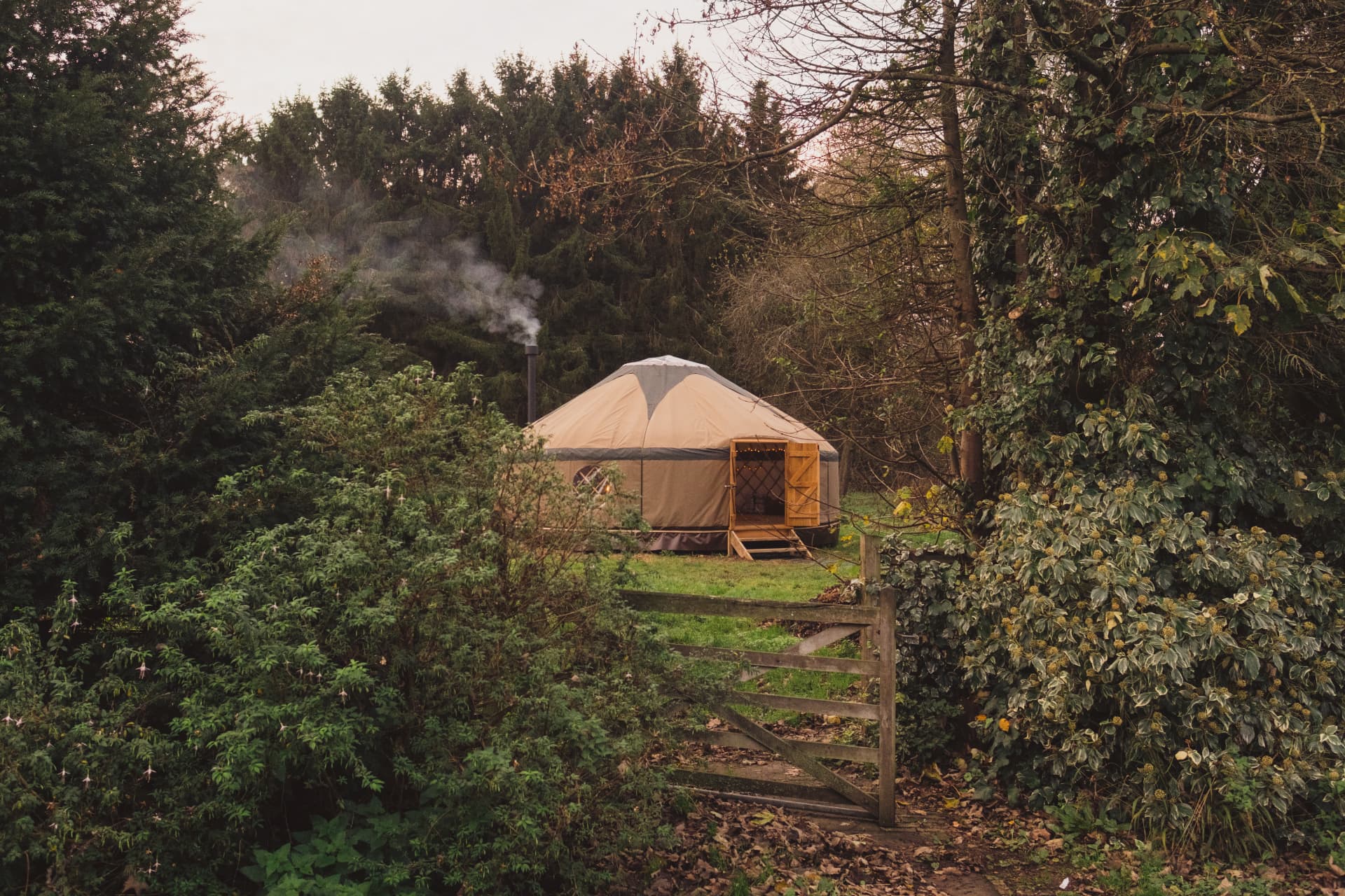 Whiteleaf Yurt in the Buckinghamshire countryside